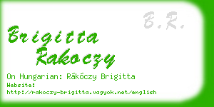 brigitta rakoczy business card